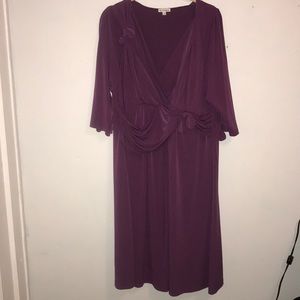 Kiyonna Women’s Purple Dress